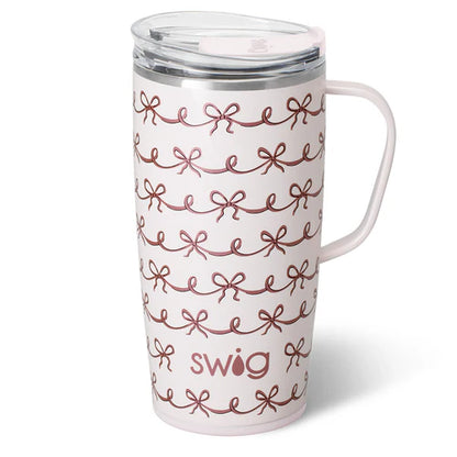 Pretty in Pink Travel Mug 22oz- With Engraving