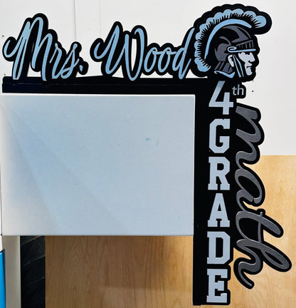 School Corner Door Sign