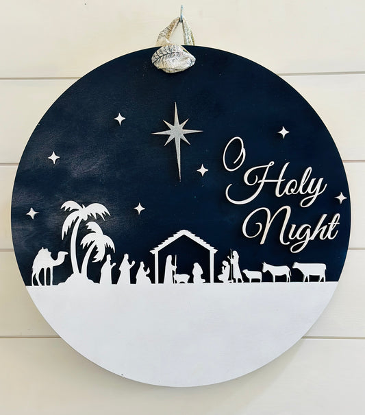 O Holy Night - Nativity Decoration