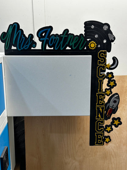 School Corner Door Sign