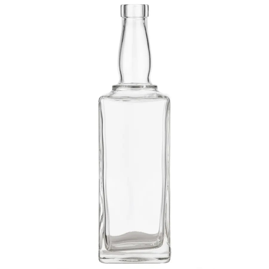 750 ml Square Glass Kentucky Bottle Groomsman Wedding Gift
