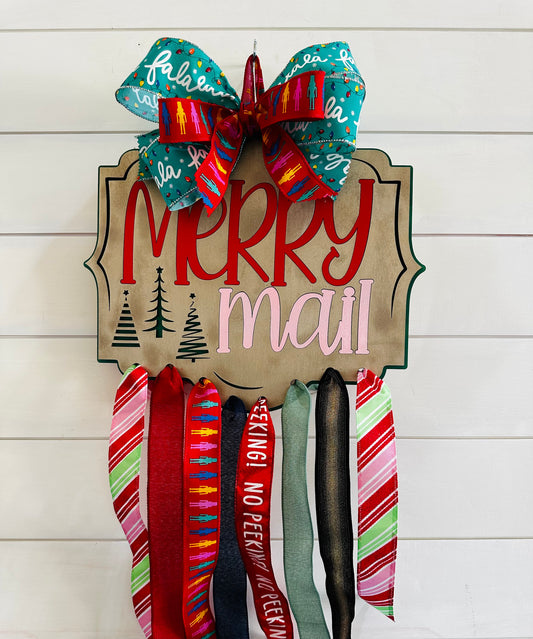 Merry Mail - Christmas Card Holder