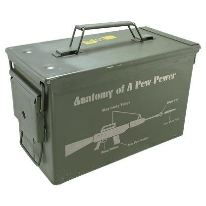 Durable Steel Ammo Can - Father's Day Army Surplus Gift