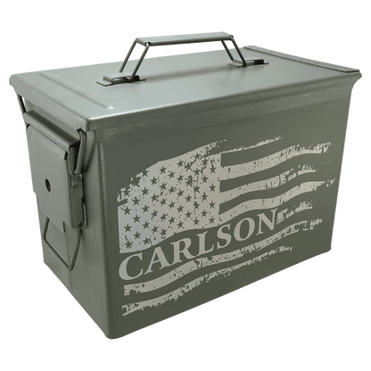 Durable Steel Ammo Can - Father's Day Army Surplus Gift