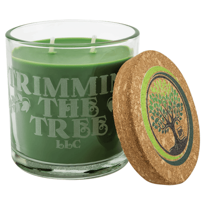 Scented Candle in a Glass Holder with Cork Lid