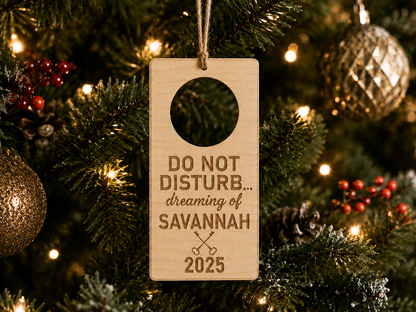 Personalized Alder Business Logo Ornament | Unique Christmas Decor | Custom Company Holiday Gift