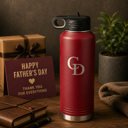 Personalized Polar Camel 40oz Water Bottle - Father's Day Gift