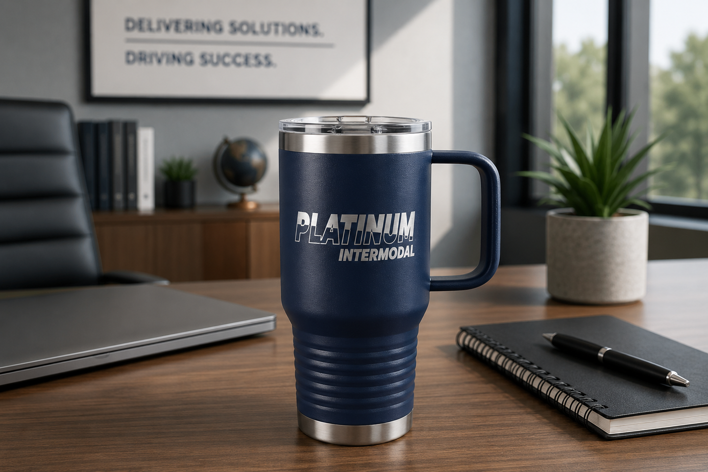 Custom Engraved Polar Camel Travel Mug 20 oz | Business Logo Gifts | Corporate Promotional Mugs