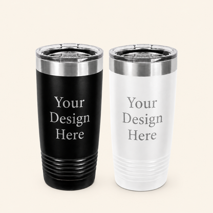 Mr & Mrs Polar Camel Tumblers | 20 oz Stainless Steel Wedding Gift Set | Black and White Travel Cups