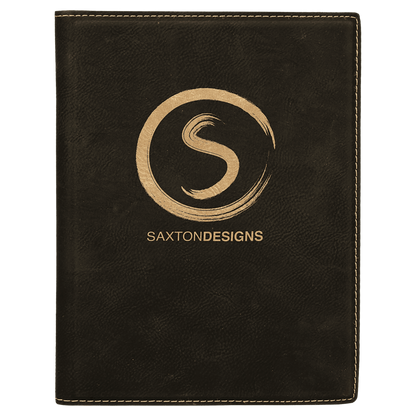 7" x 9" Personalizable Leatherette Portfolio with Notepad