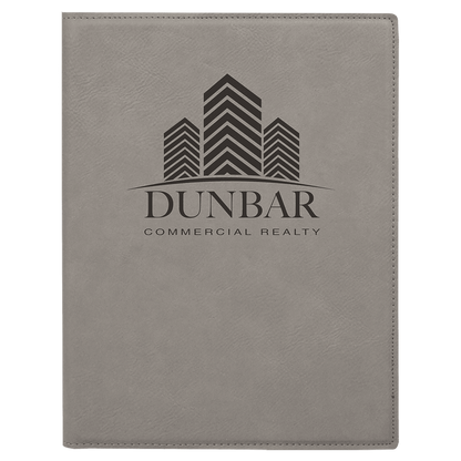 7" x 9" Personalizable Leatherette Portfolio with Notepad