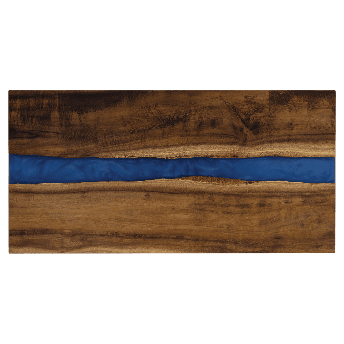Acacia with Blue Pearl Resin Serving Board