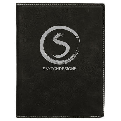 7" x 9" Personalizable Leatherette Portfolio with Notepad