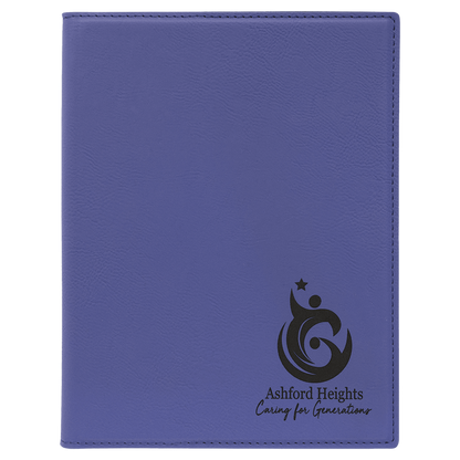 7" x 9" Personalizable Leatherette Portfolio with Notepad
