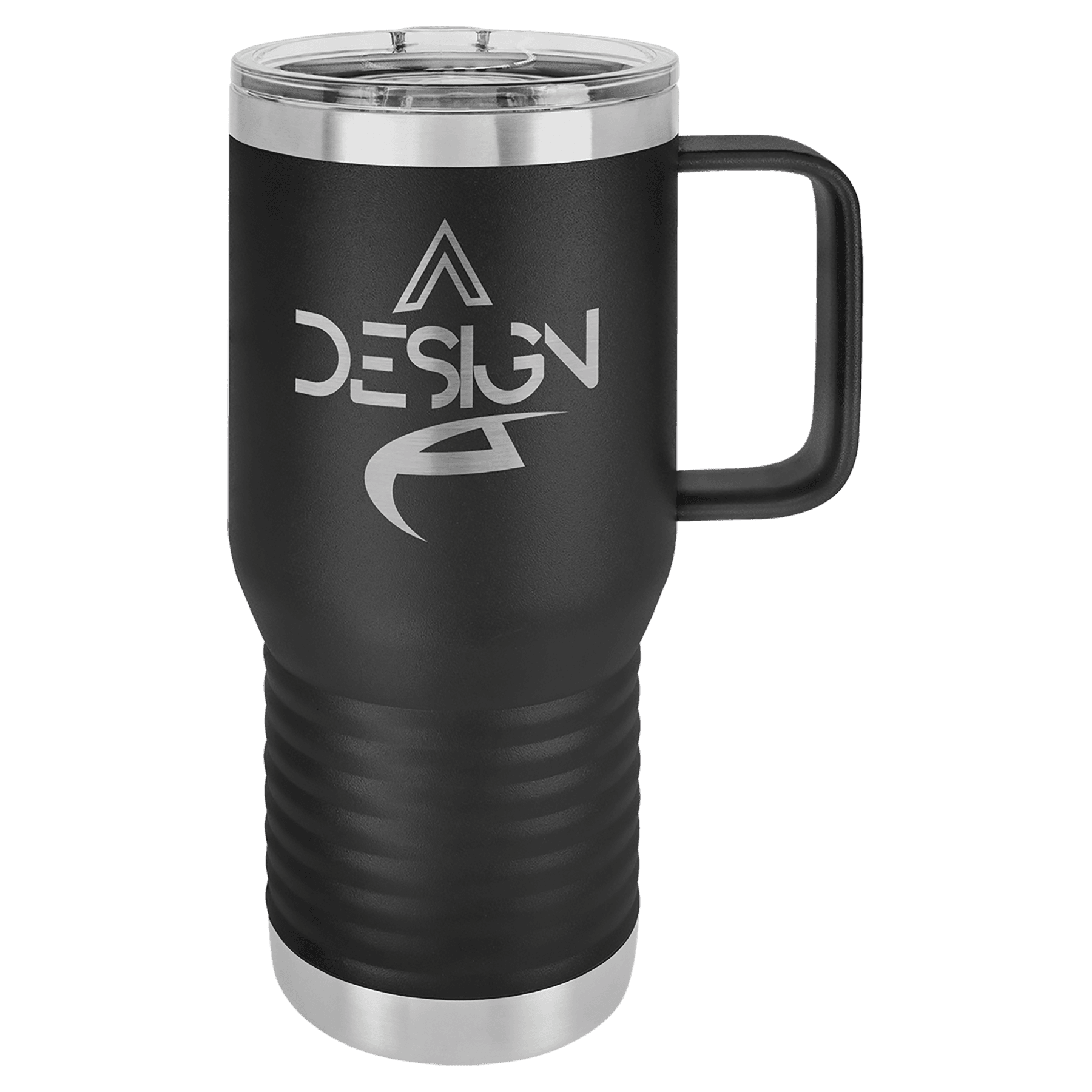 20oz Travel Mug w/ handle Polar Camel – WhipItUp Engraving Studio