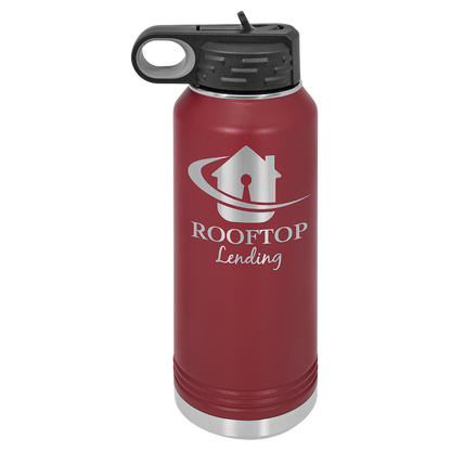 Polar Camel 32oz Stainless Steel Water Bottle – Vacuum Insulated
