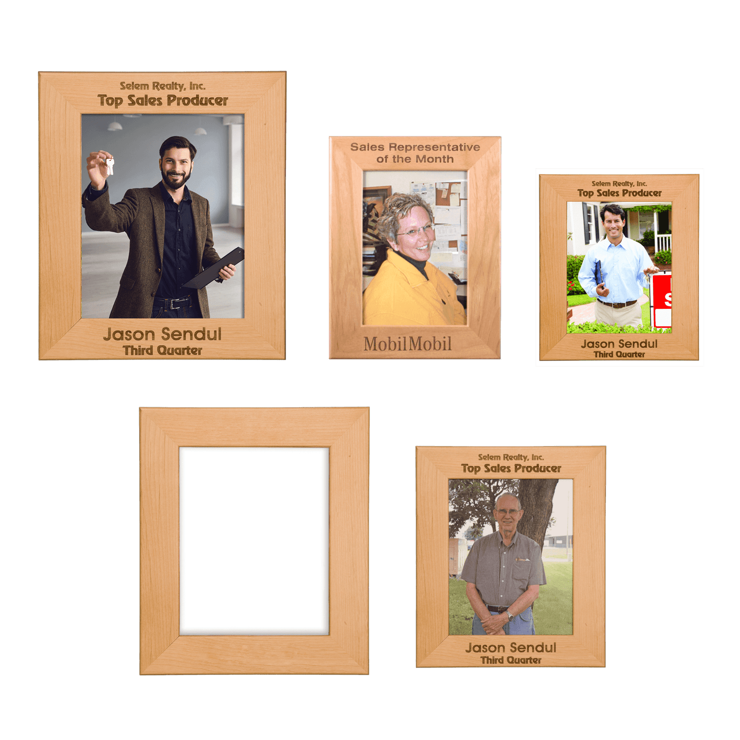 8" x 10" Genuine Red Alder Picture Frame