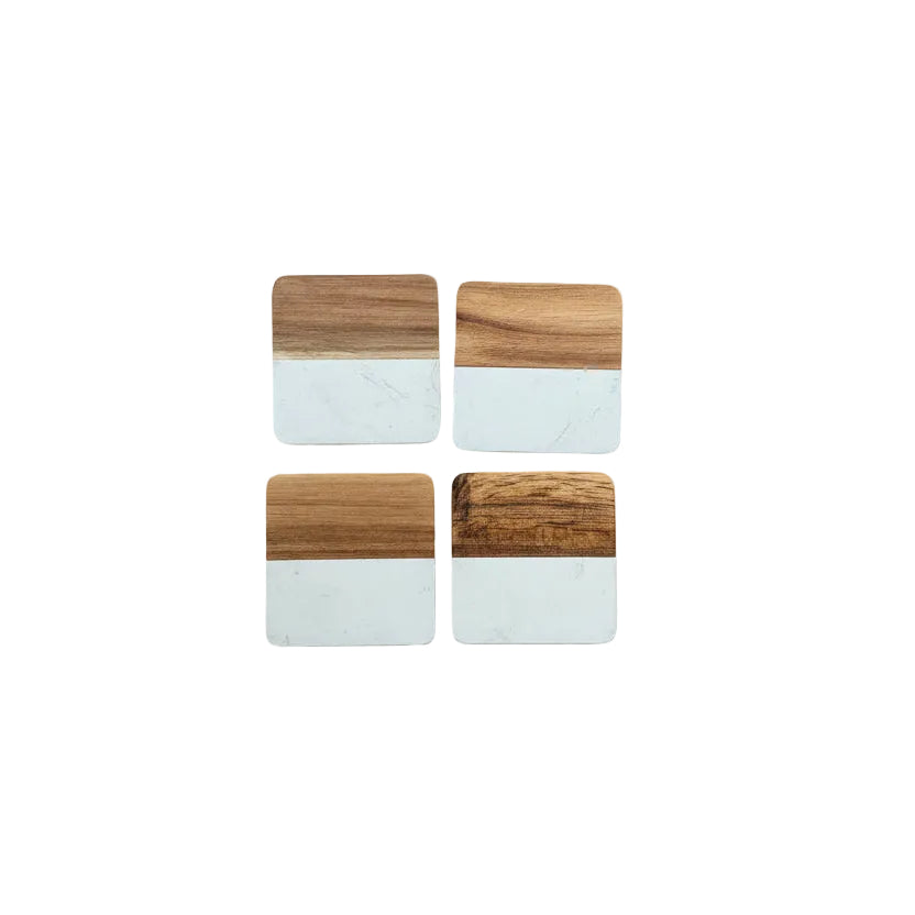 Four square coasters