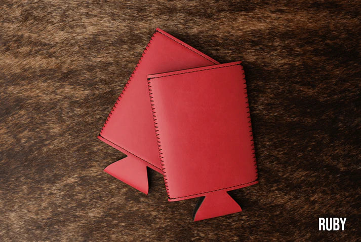 Slim Drink Sleeves: Premium Leatherette® (Set of 4)