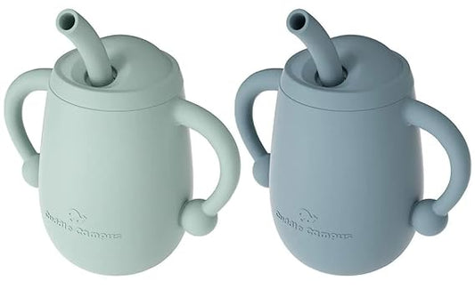 Soft Silicone Baby Cup – Training Cup for Babies 6+ Months – 6+ Customize with baby Name