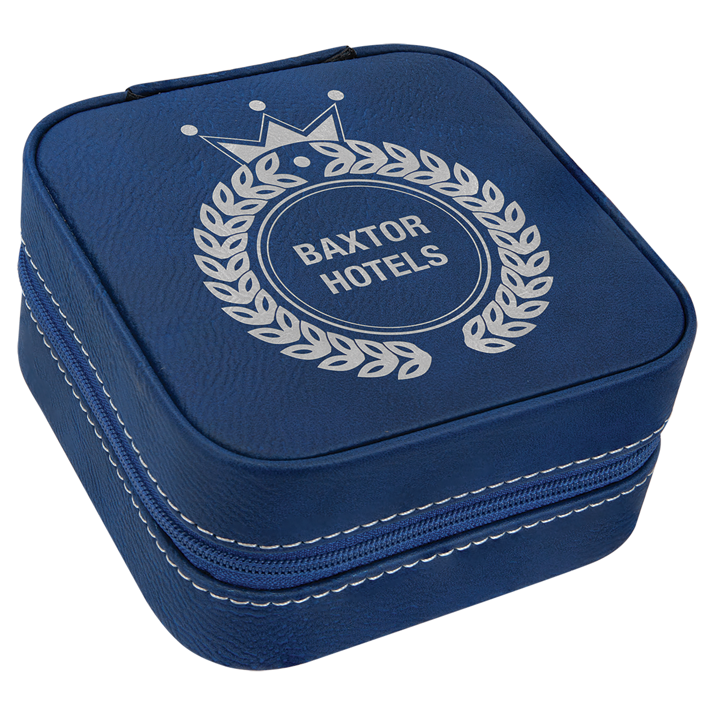 4" X 4" Laserable Leatherette Travel Jewelry Box