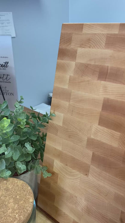 Father’s Day Gift for Dad | Personalized Engraved Butcher Block Maple Cutting Board
